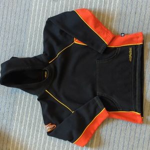 Skidoo Ski-Doo Team Bombardier Sweatshirt Black Hoodie Vintage M